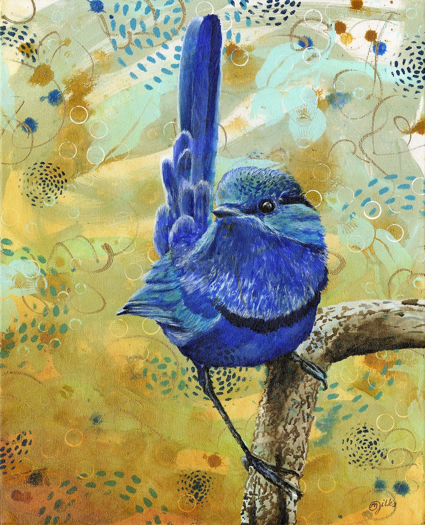 Blue Wren2 1/100