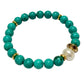 Bracelet - Beaded Turquoise Howlite 2