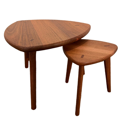 Clover Two Tier Jarrah Coffee Table