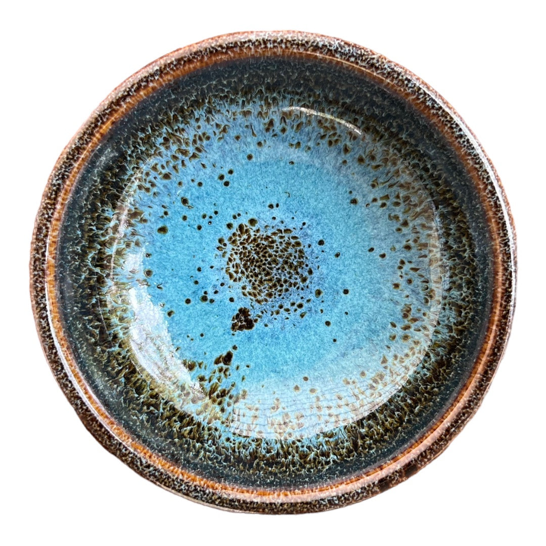 Salt Dish - Tenmoku Blue