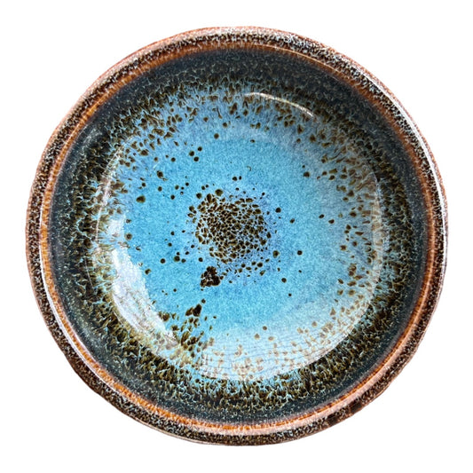 Salt Dish - Tenmoku Blue