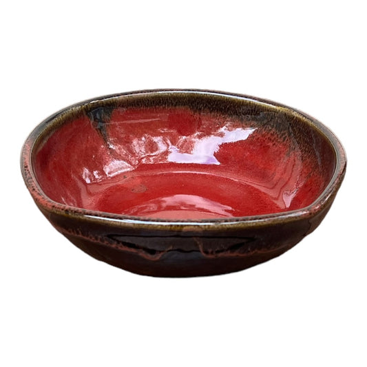 Large Serving Dish - Copper Red