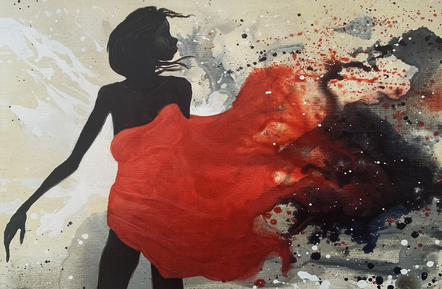 Red Drape - Print