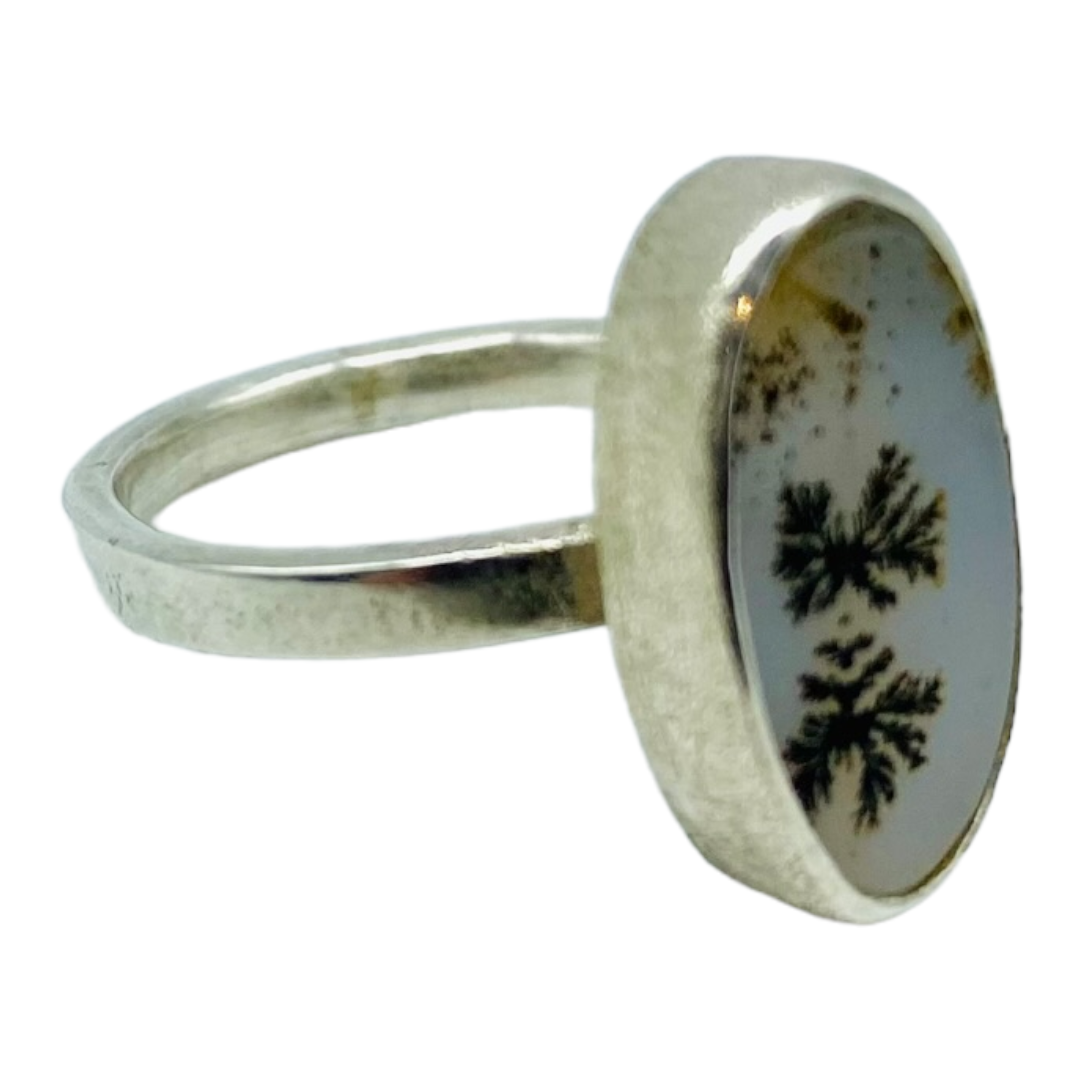 Ring, Dendritic Agate