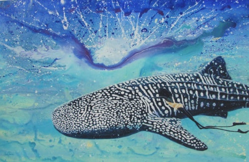 Whaleshark Girl - Print