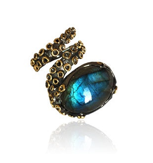 Ring - 'Octopus' Labradorite