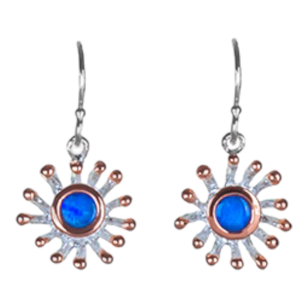 Earrings - Anemone, Australian Opal