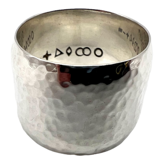 Ring, Curved Wabi-Sabi