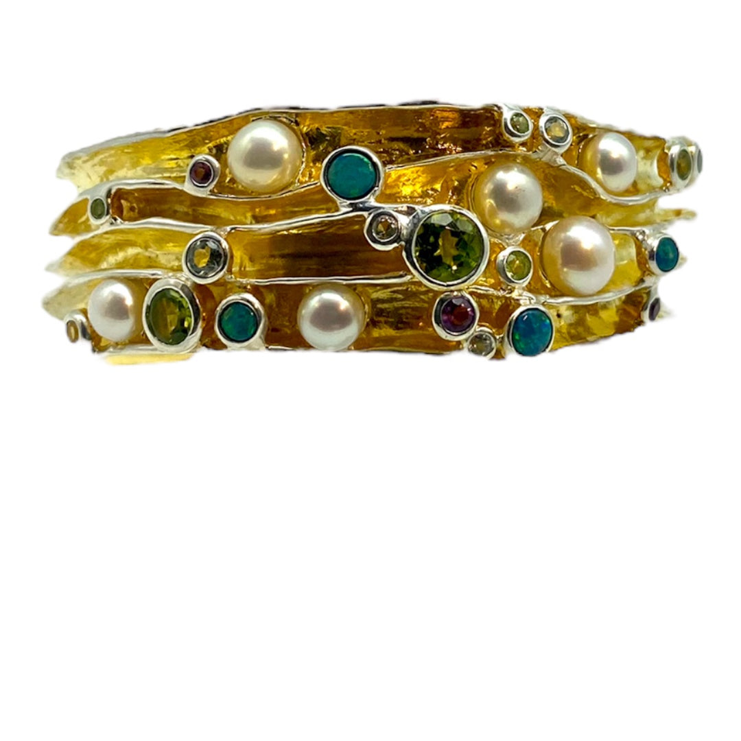 Bangle - Spirit of the Sea, Yellow Gold Finish
