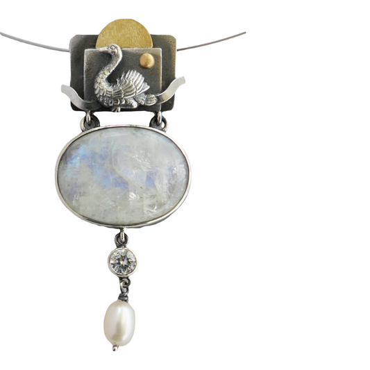Pendant - 'The Silver Swan'