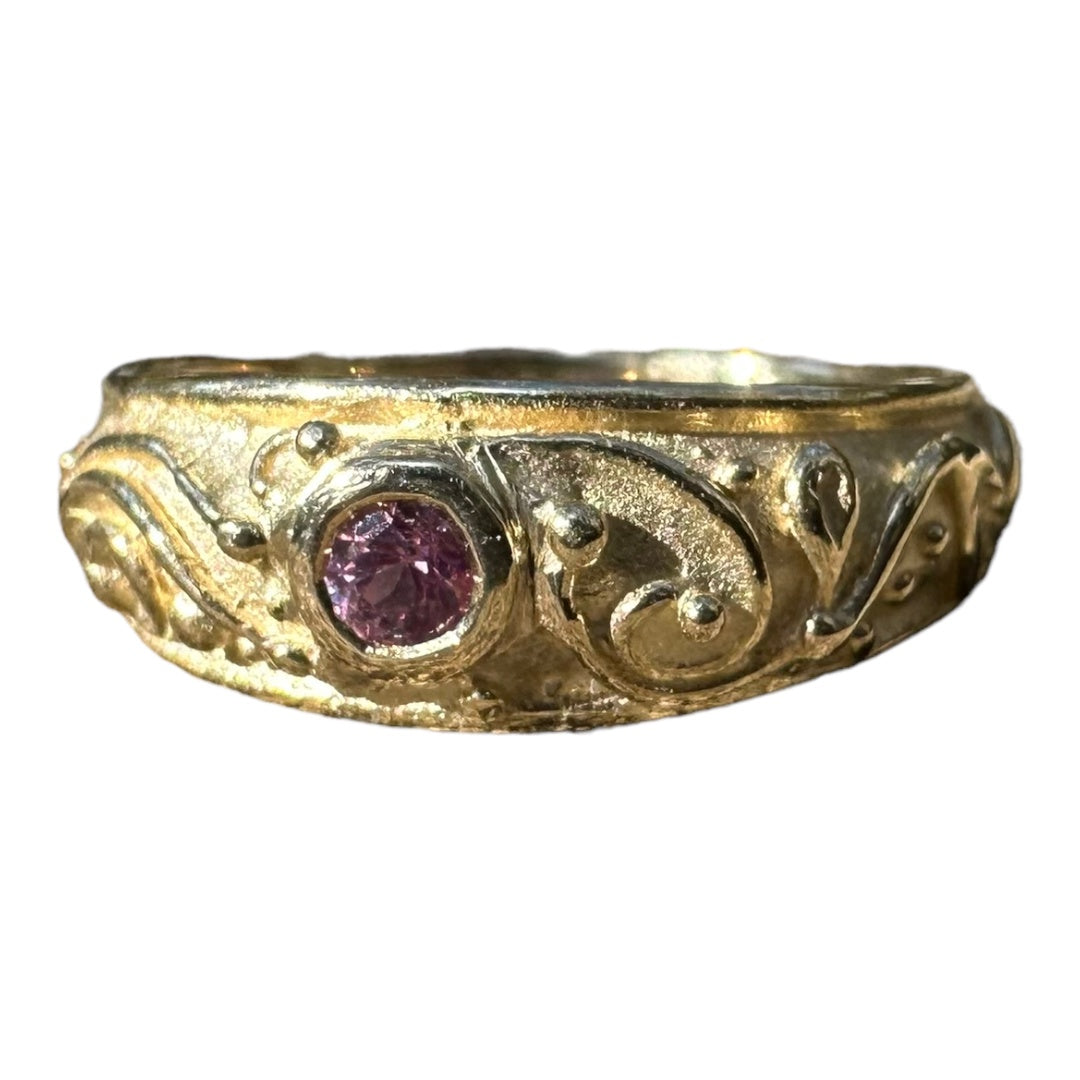 Ring - Pink Sapphire, Size O
