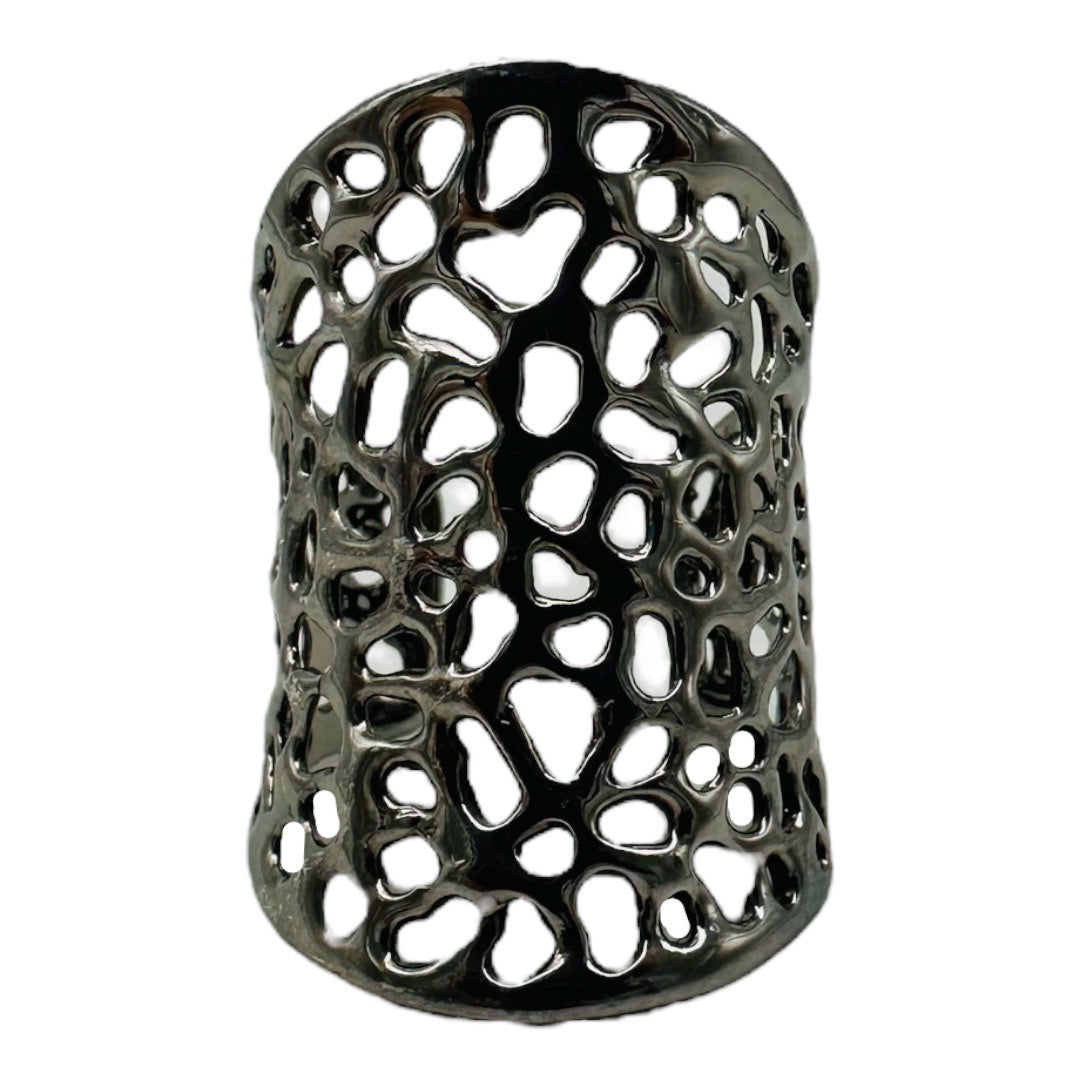 Ring - Fan of the Sea, Rhodium Cuff