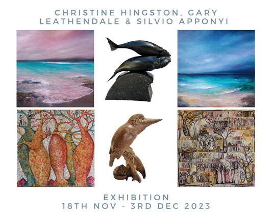 Exhibition: Christine Hingston, Gary Leathendale and Silvio Apponyi