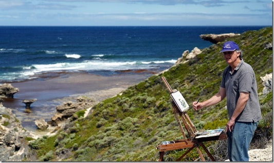 Sam Broadhurst Painting Demonstrations at Yallingup Galleries