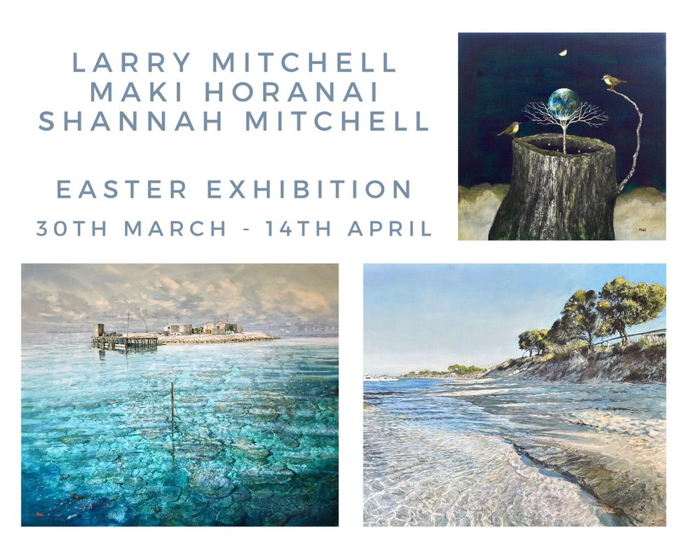Easter Exhibition: Larry Mitchell, Maki Horanai, and Shannah Mitchell