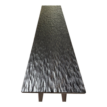 Hall Table - Ebonised Carved Marri