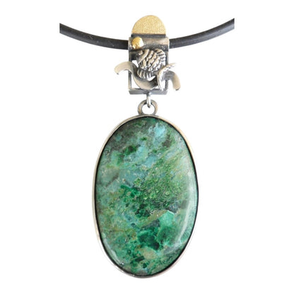 Pendant - 'Cerulean Memory' Chrysocolla