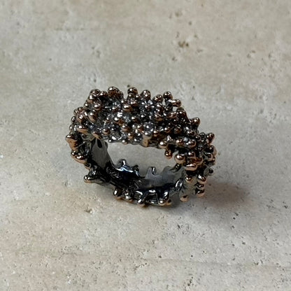 Ring - Anemone, Rhodium and Rose Gold