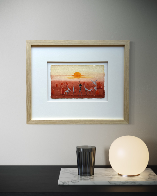 On the Anthill Plain at Dusk