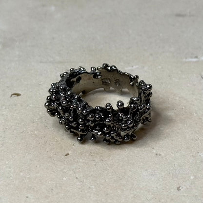 Ring - Anemone, Rhodium