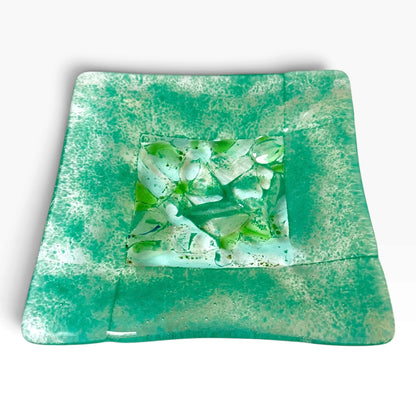 Square Platter - Aqua
