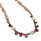 Necklace - Tourmaline and Silk