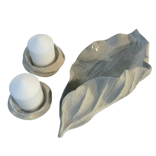 Large Leaf Candle/ Incense Holder (Sandy) - Contemporary Women 2026