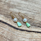 Earrings - Pearl and Chrysoprase
