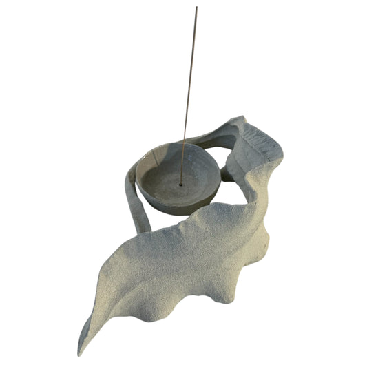 Medium Leaf Candle / Incense Holder (Sandy) - Contemporary Women 2026