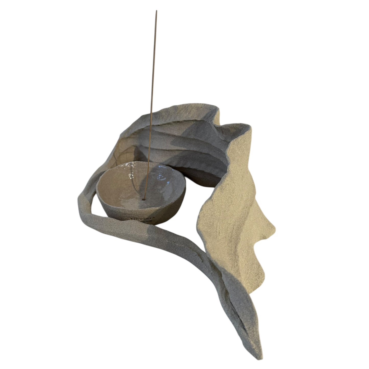 Medium Leaf Candle / Incense Holder (Sandy) - Contemporary Women 2026