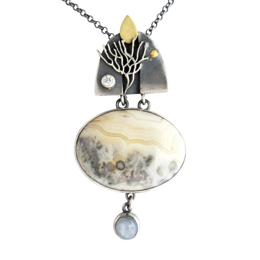 Pendant - Coral Reef Agate