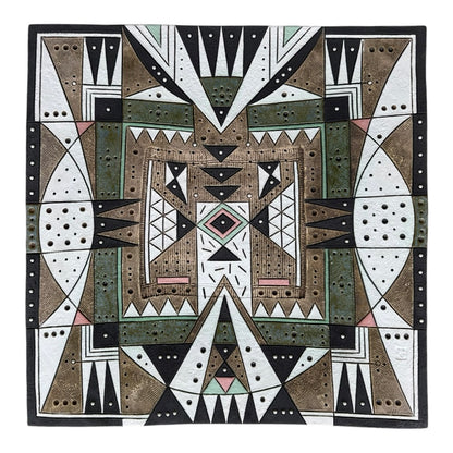 Extra Large Square Platter - Olive Blush