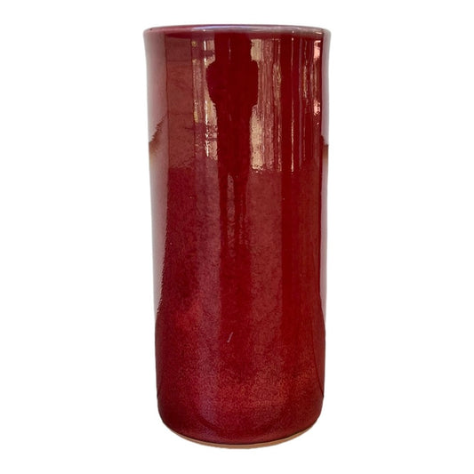 Tall Vase, Medium - Copper Red
