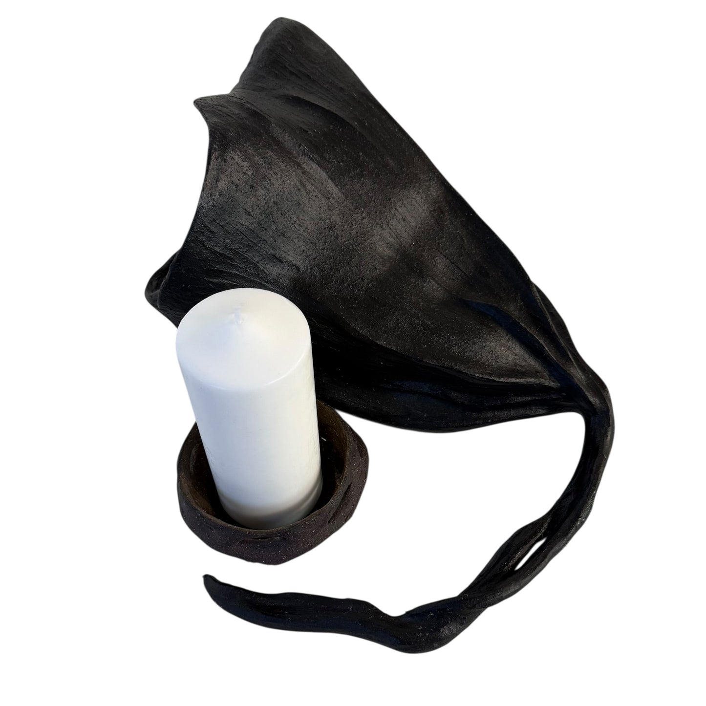 Large Flower Candle / Incense Holder (Black) - Contemporary Women 2026