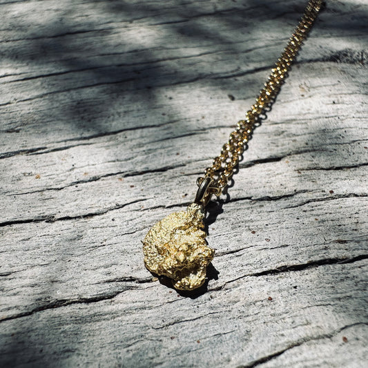 Necklace - Natural Gold Nugget from WA Goldfields