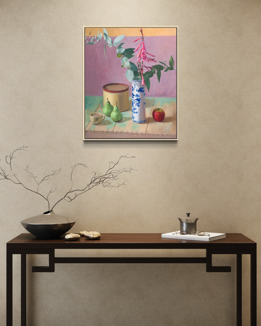 Watsonia and Eucalyptus Leaves Still Life  - Easter 2026