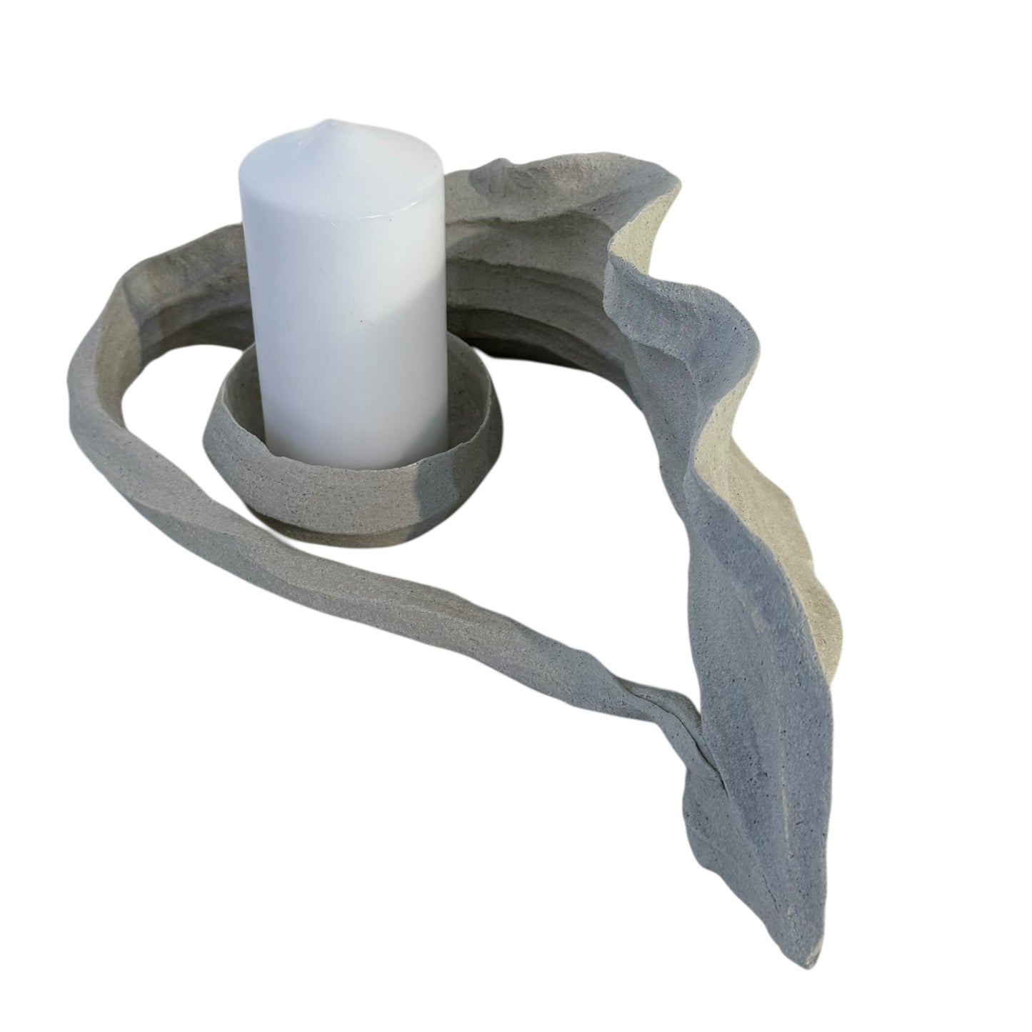 Medium Leaf Candle / Incense Holder (White) - Contemporary Women 2026