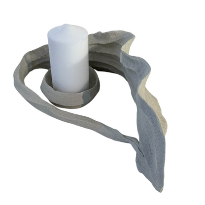 Medium Leaf Candle / Incense Holder (White) - Contemporary Women 2026