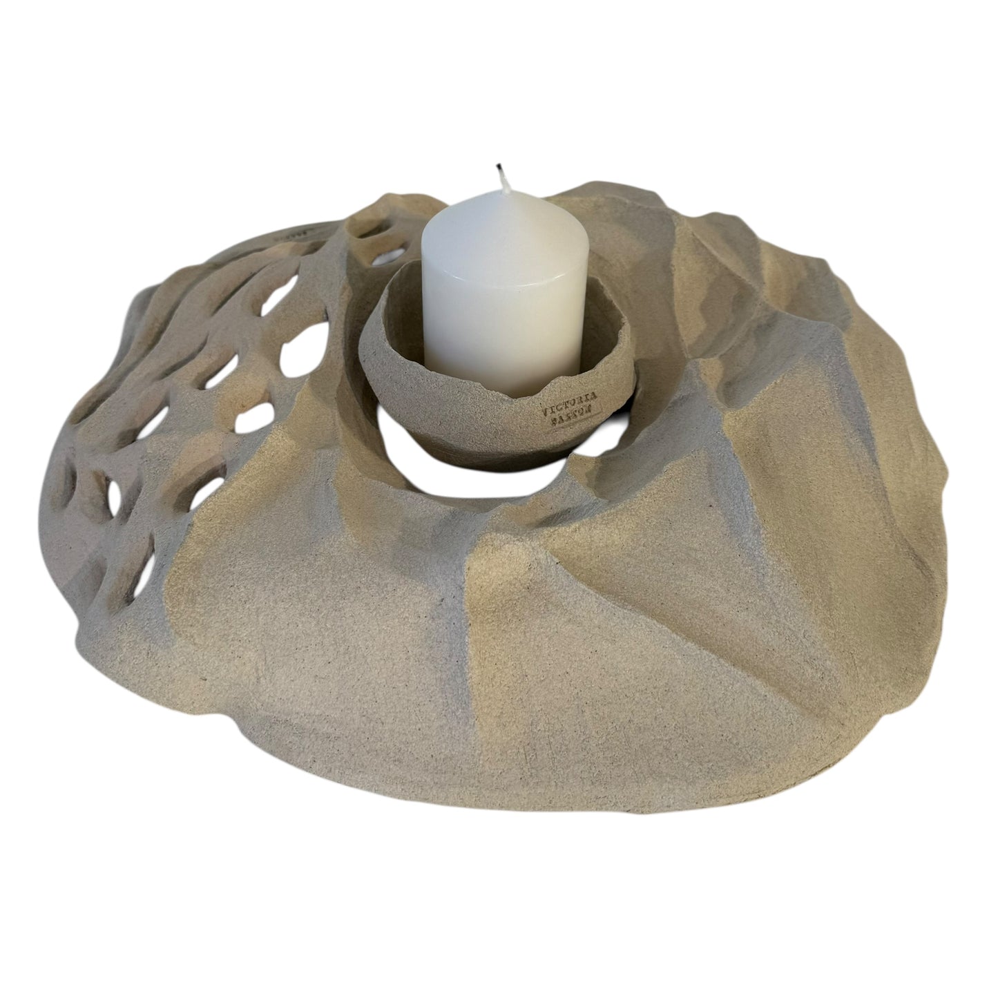 Large Erosion Form Candle / Incense Holder - Contemporary Women 2026