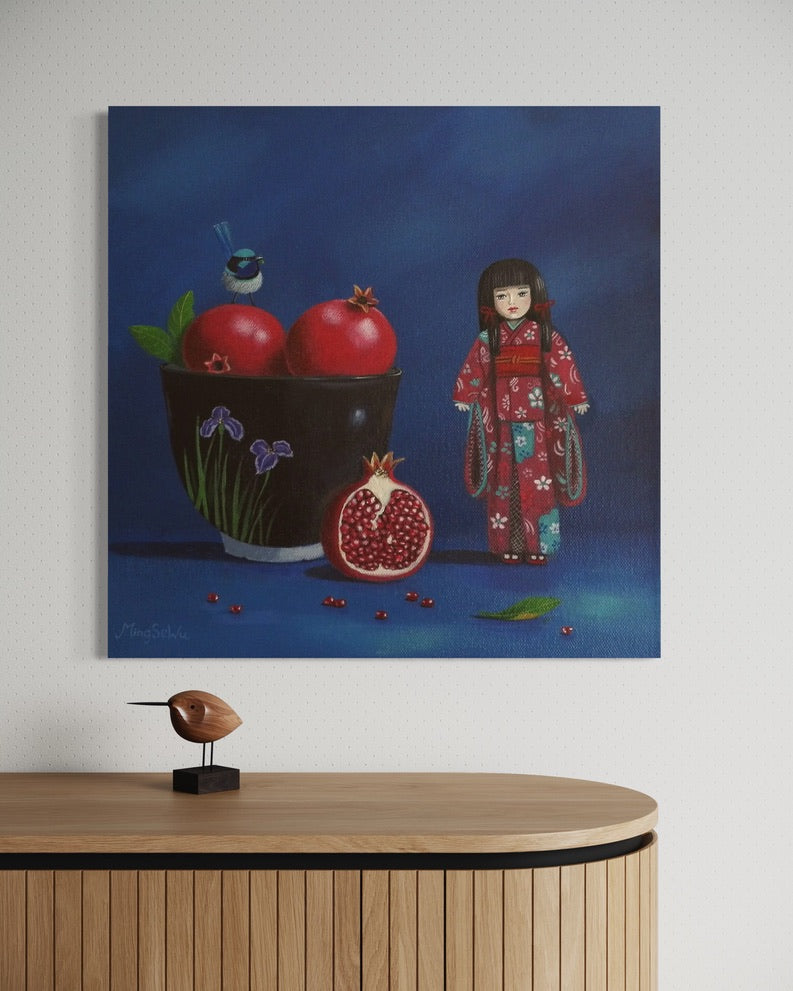 Pomegranate and Doll