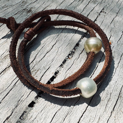 Bracelet - Champagne and White Pearl