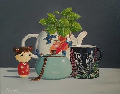 Doll, Mug and Tea Pot