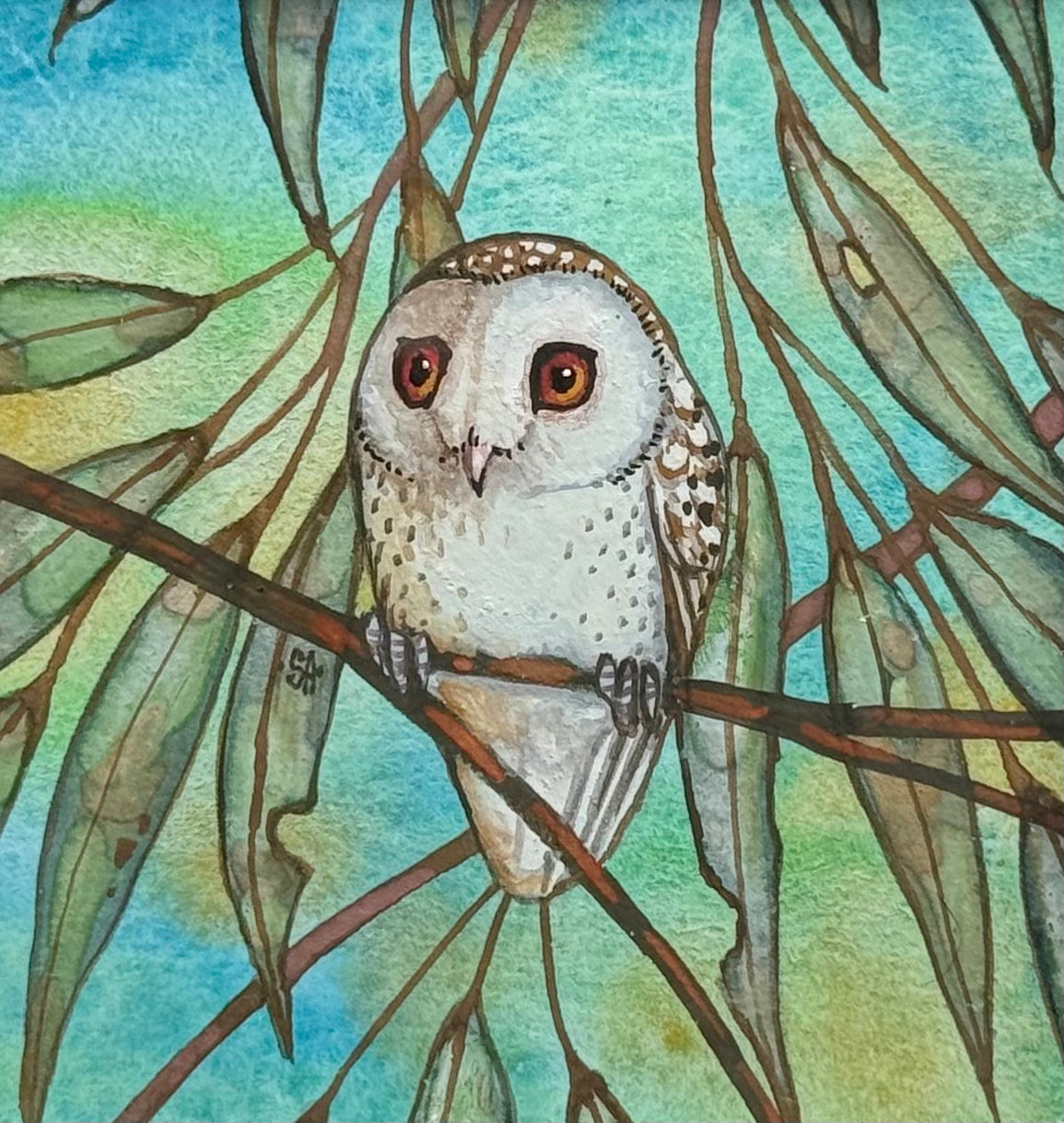 Barn Owl - Soft Green Winter 2026