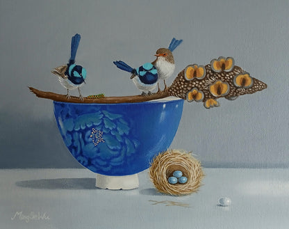 Three Wrens & Banksia