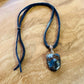 Necklace - Matrix Nut Opal from Yowah with  Silver