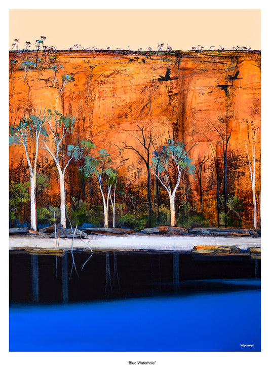 Blue Waterhole - Print
