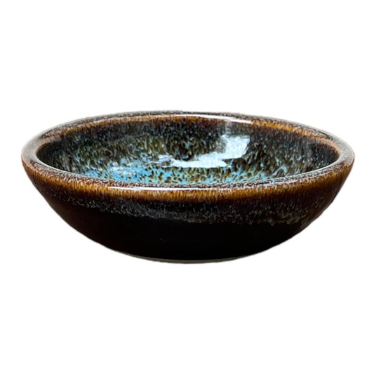 Salt Dish - Tenmoku Blue
