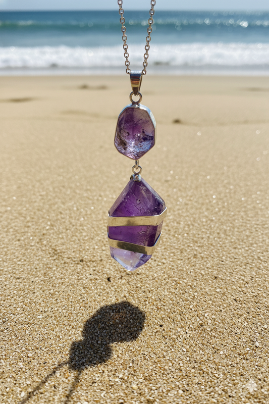 Pendant - Amethyst and Super 7