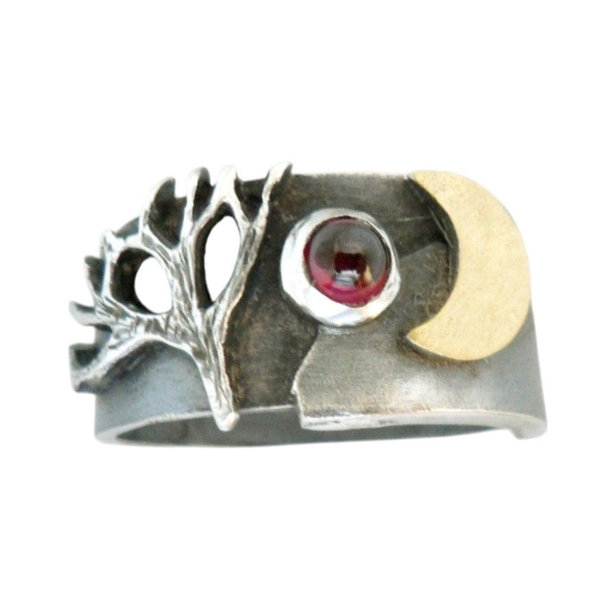 Ring - Garnet Tree