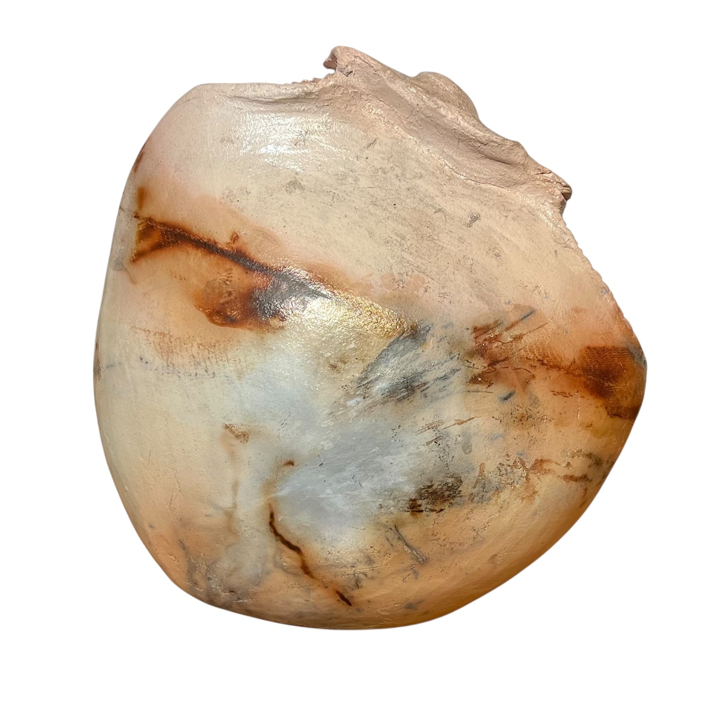 Blue Saggar Pot